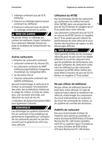 2025-2026 Kia Sportage Owner's Manual | French