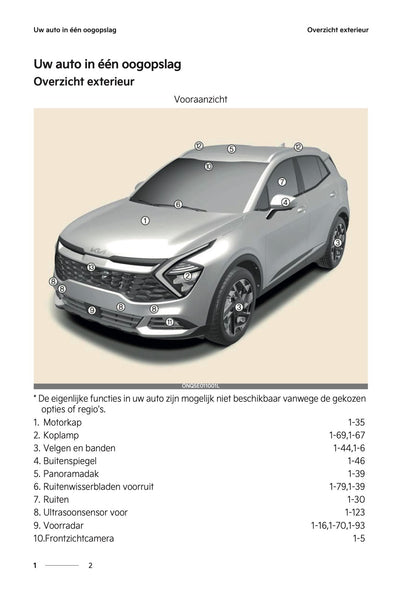2024-2025 Kia Sportage Gebruikershandleiding | Nederlands