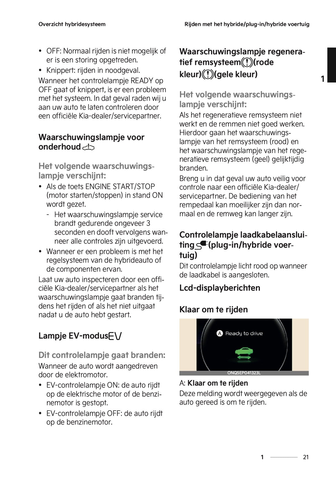 2024-2025 Kia Sportage Plug-in-Hybrid Gebruikershandleiding | Nederlands