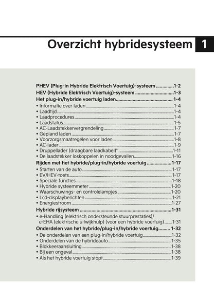 2024-2025 Kia Sportage Plug-in-Hybrid Gebruikershandleiding | Nederlands