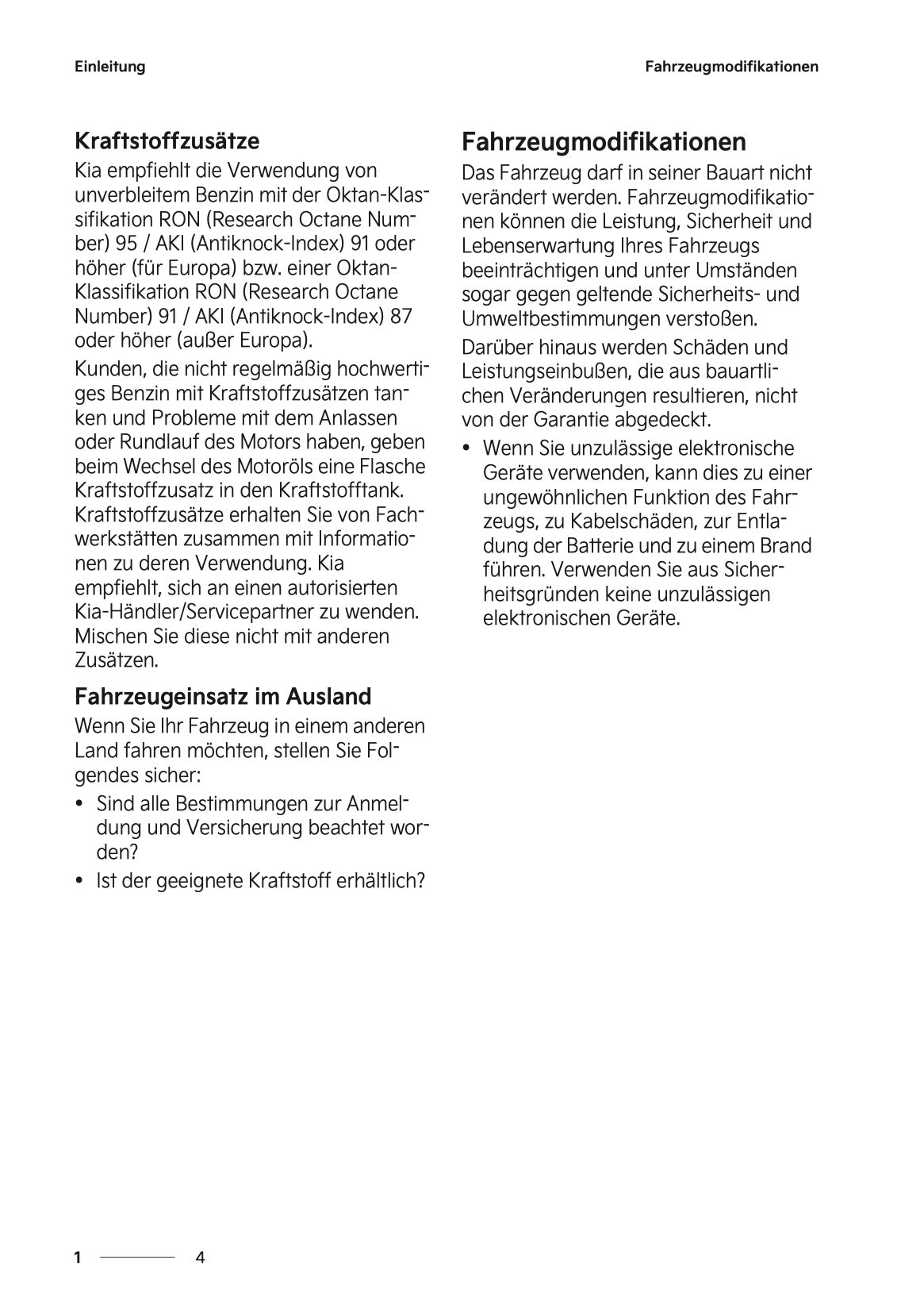2026 Kia Stonic Owner's Manual | German