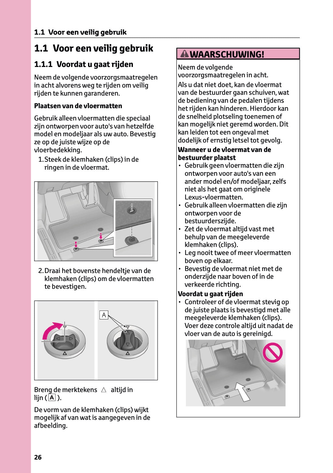 2025-2026 Lexus LBX Owner's Manual | Dutch
