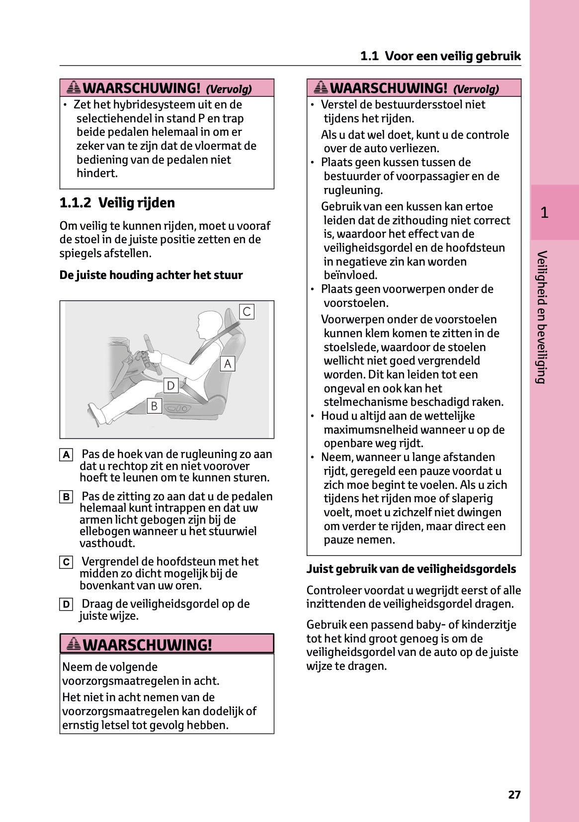 2025-2026 Lexus LBX Owner's Manual | Dutch