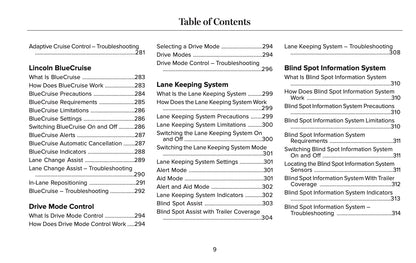 2025 Lincoln Navigator Owner's Manual | English