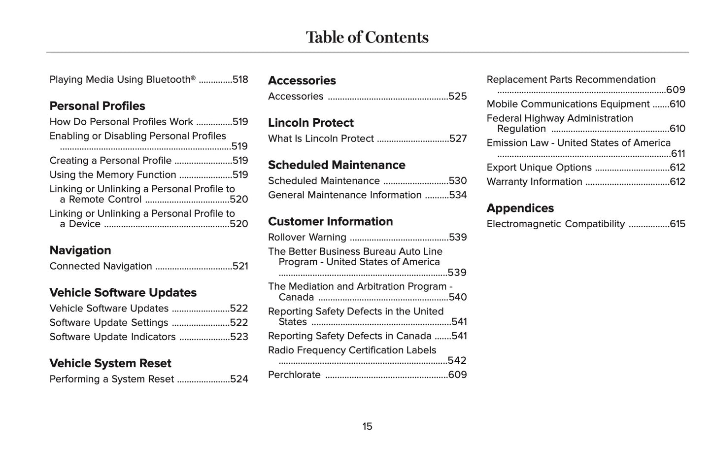 2025 Lincoln Navigator Owner's Manual | English
