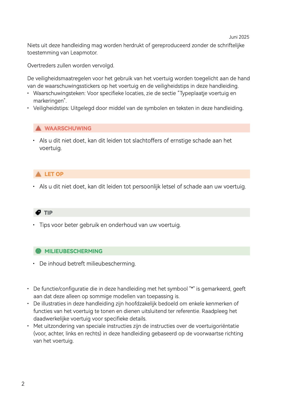 2025-2026 Leapmotor B10 Gebruikershandleiding | Nederlands