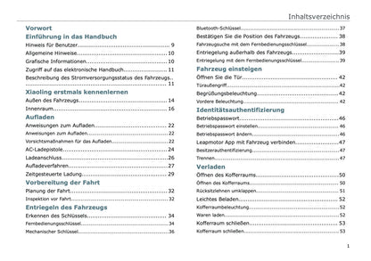 2025 Leapmotor T03 Owner's Manual | German