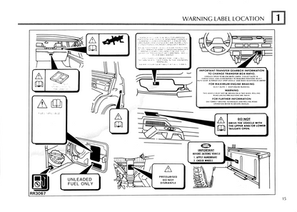 1993 Land Rover Range Rover Owner's Manual | English