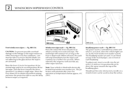 1993 Land Rover Range Rover Owner's Manual | English