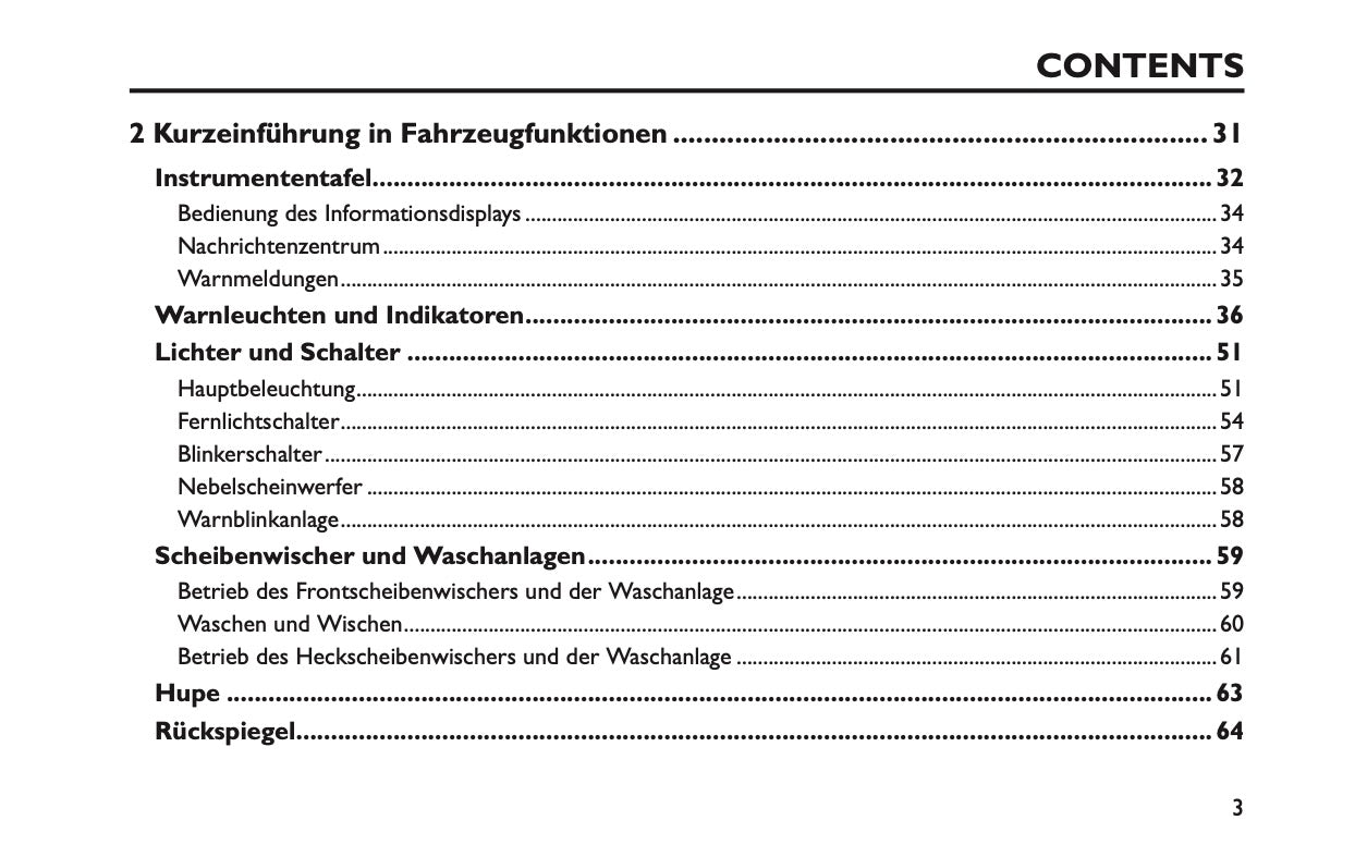 2025 MG MG3 Owner's Manual | German