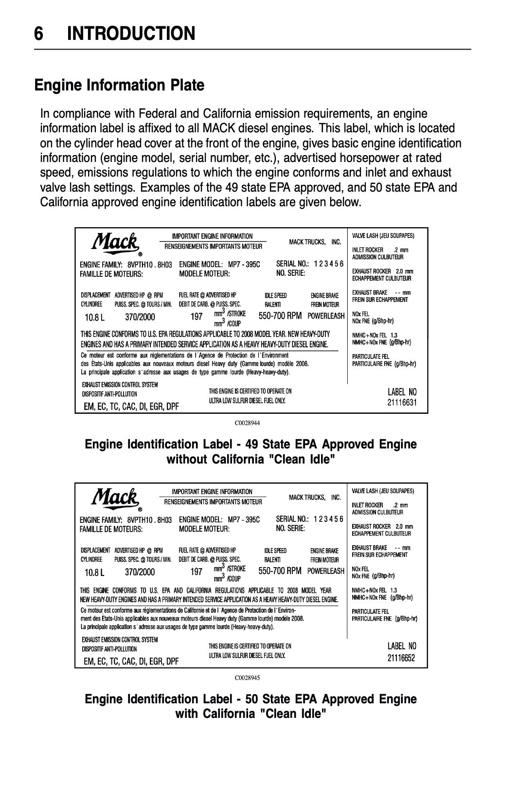 2009 Mack Granite Series Owner's Manual | English