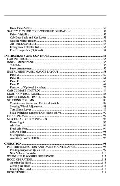 2010 Mack TD700 Series Owner's Manual | English