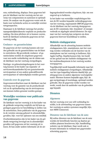 2022-2023 Mini Cabrio Gebruikershandleiding | Nederlands