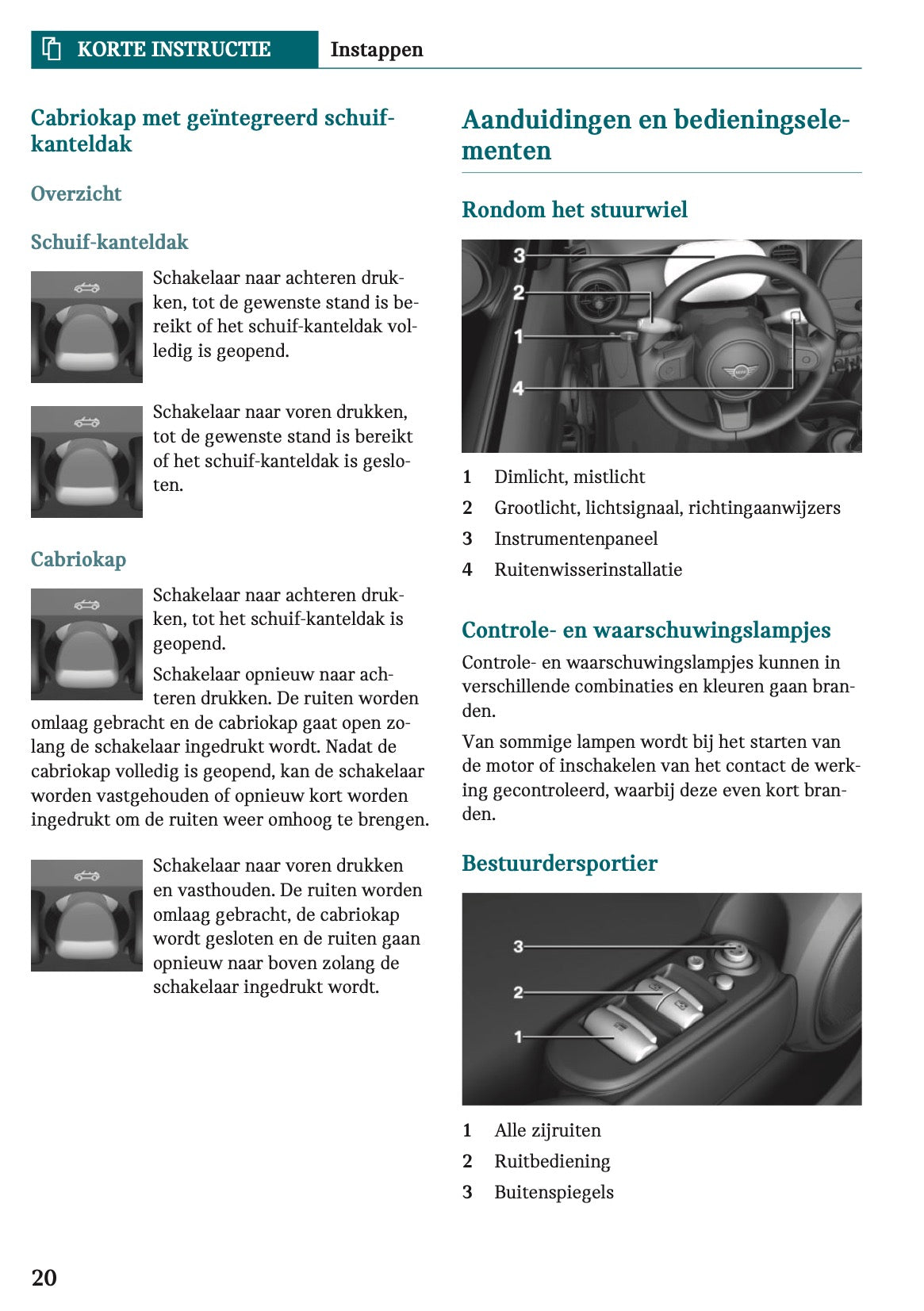 2022-2023 Mini Cabrio Gebruikershandleiding | Nederlands