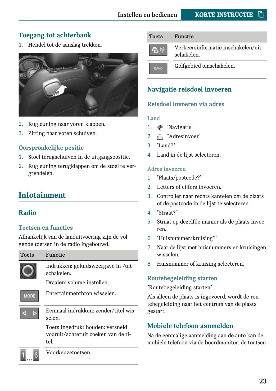2022-2023 Mini Cabrio Gebruikershandleiding | Nederlands