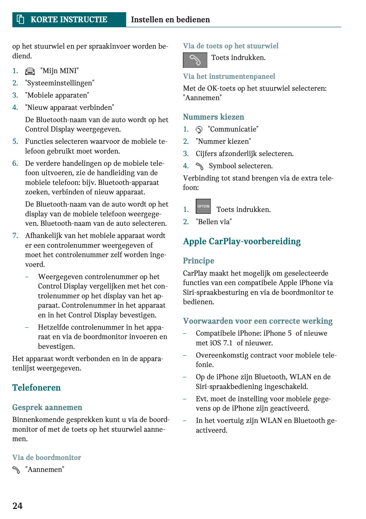 2022-2023 Mini Cabrio Gebruikershandleiding | Nederlands