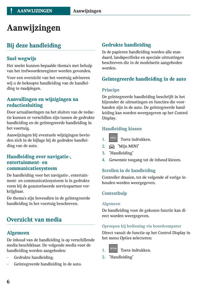 2022-2023 Mini Cabrio Gebruikershandleiding | Nederlands