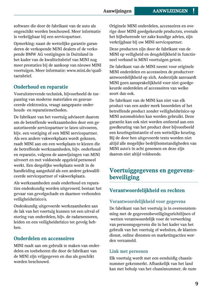 2022-2023 Mini Cabrio Gebruikershandleiding | Nederlands