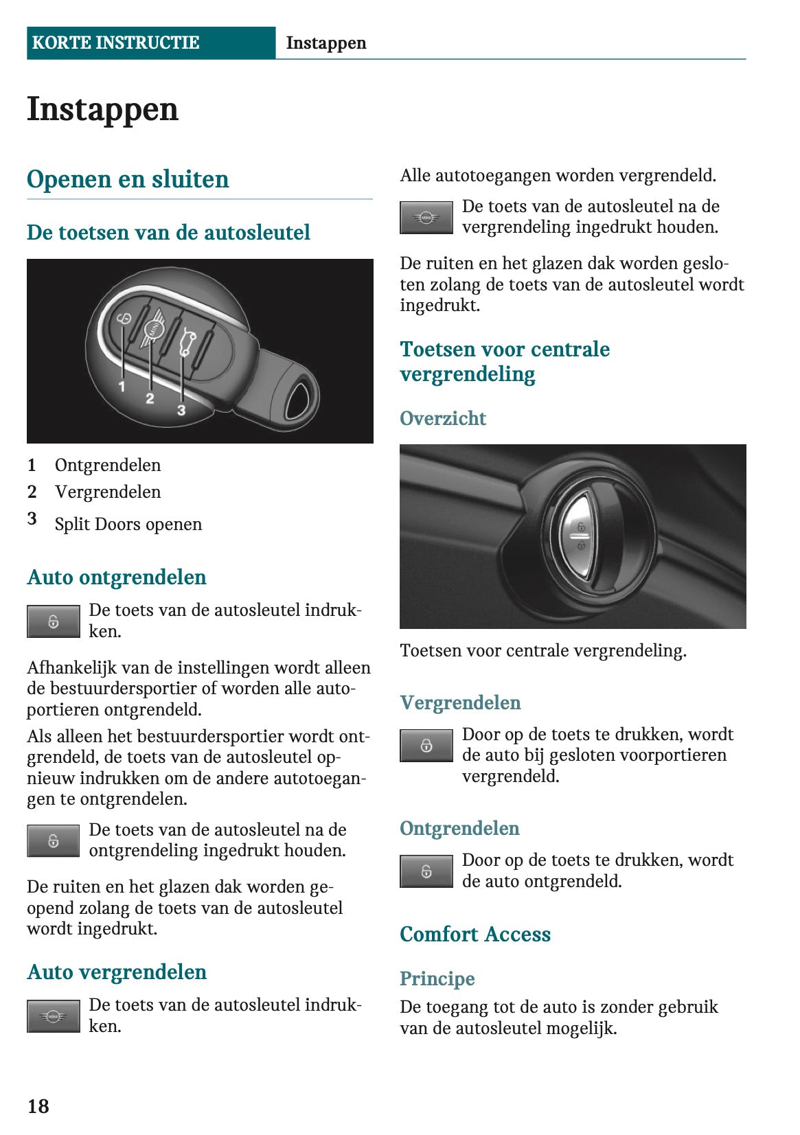 2021-2022 Mini Clubman Owner's Manual | Dutch