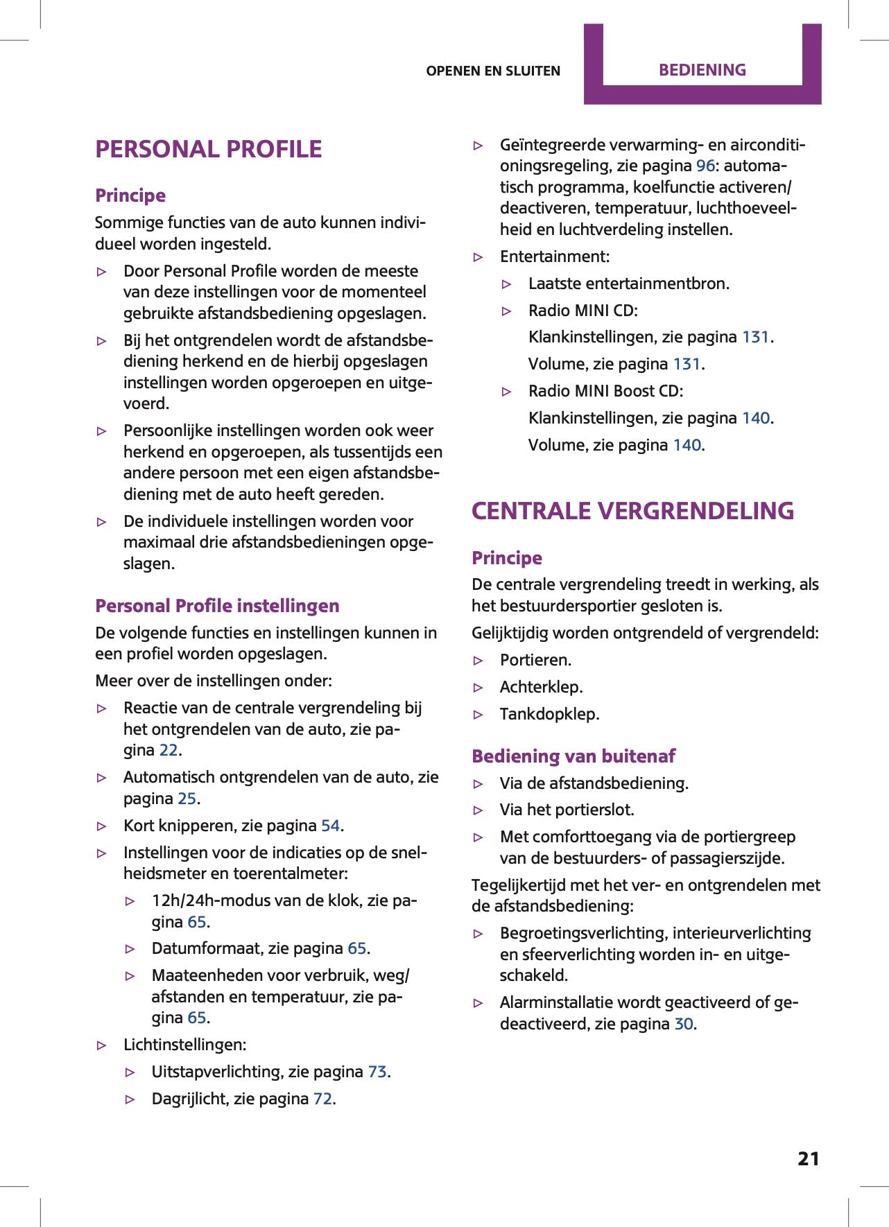 2015 Mini Countryman/Paceman Gebruikershandleiding | Nederlands