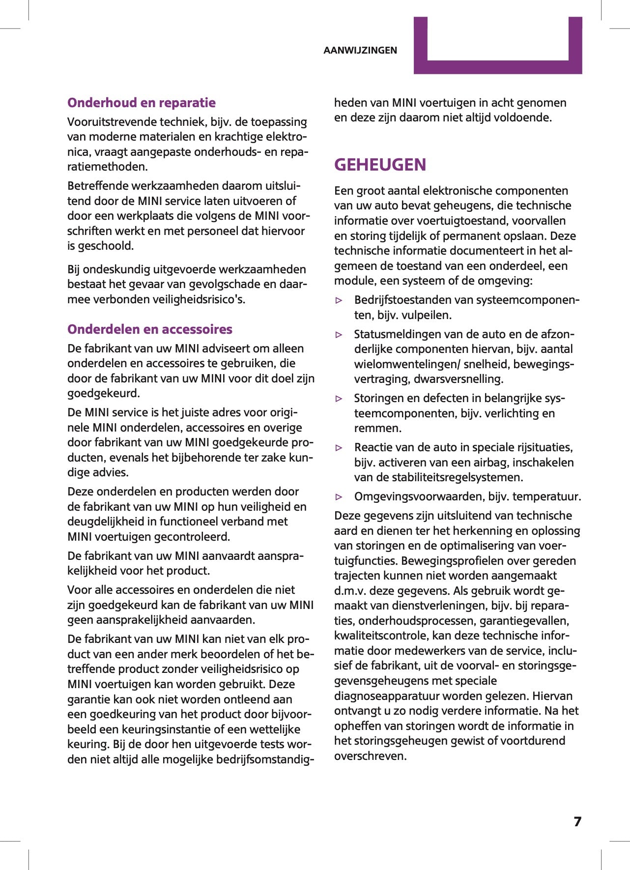 2015 Mini Countryman/Paceman Gebruikershandleiding | Nederlands