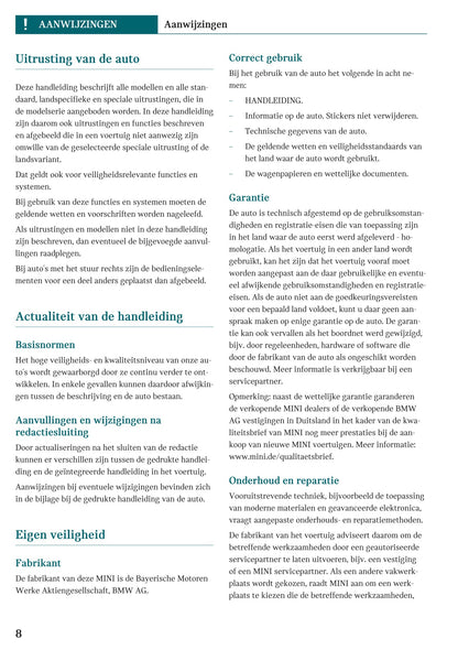 2022 Mini Countryman Gebruikershandleiding | Nederlands
