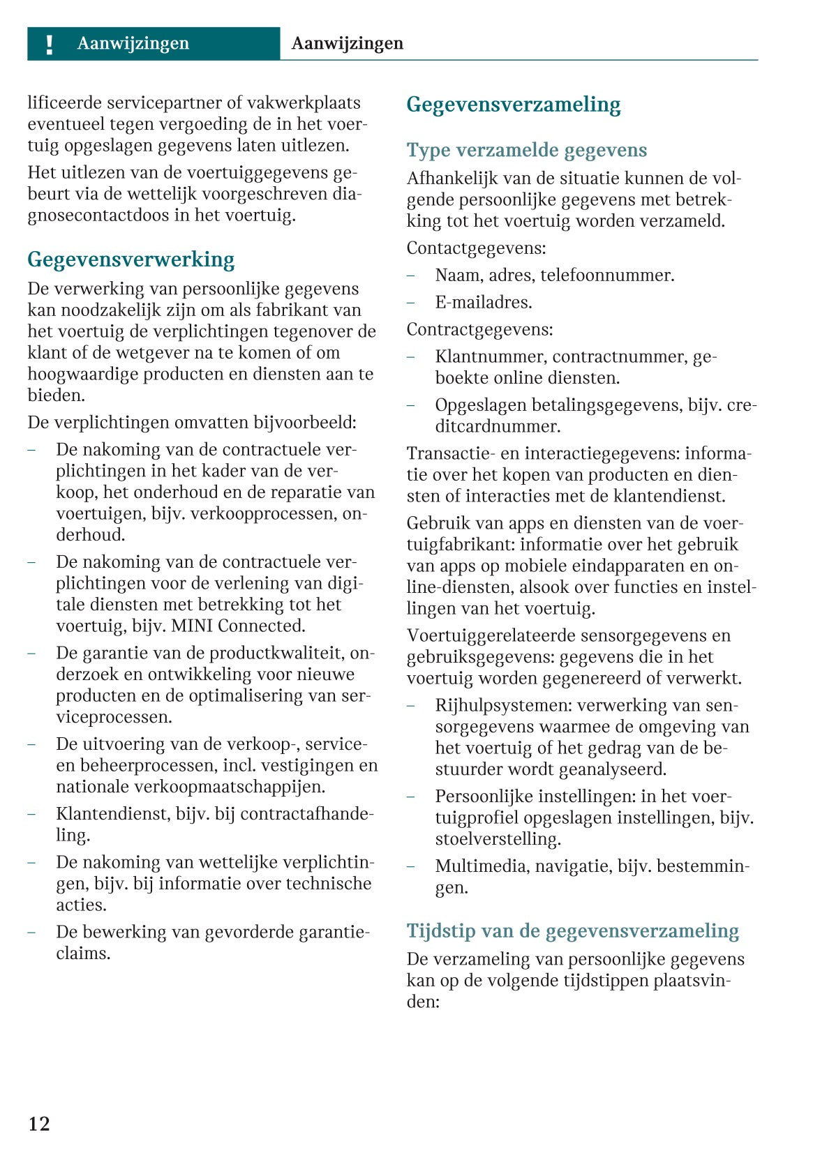 2025-2026 Mini Countryman Gebruikershandleiding | Nederlands