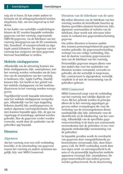 2025-2026 Mini Countryman Gebruikershandleiding | Nederlands