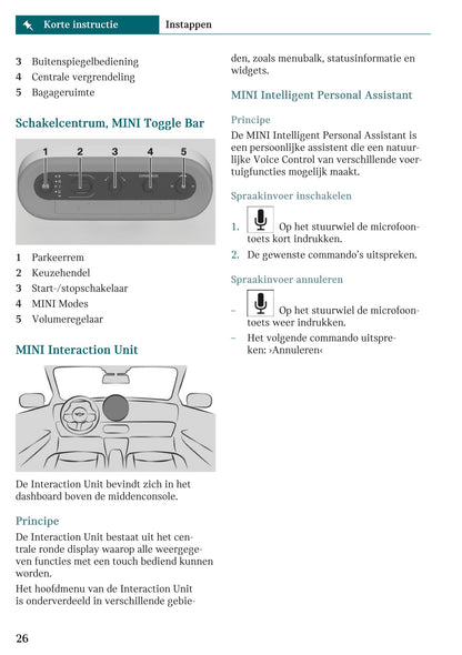 2025-2026 Mini Countryman Gebruikershandleiding | Nederlands