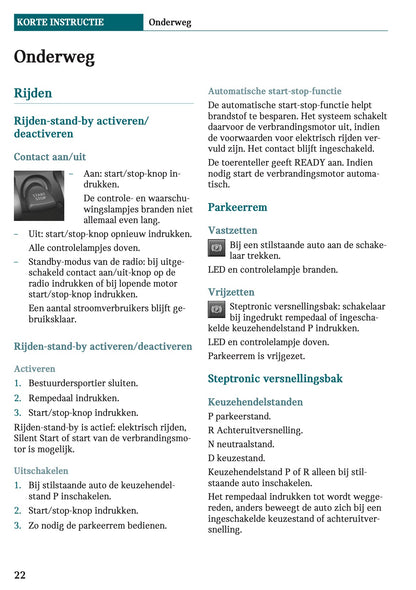 2020-2021 Mini Countryman Plug-in-Hybrid Gebruikershandleiding | Nederlands