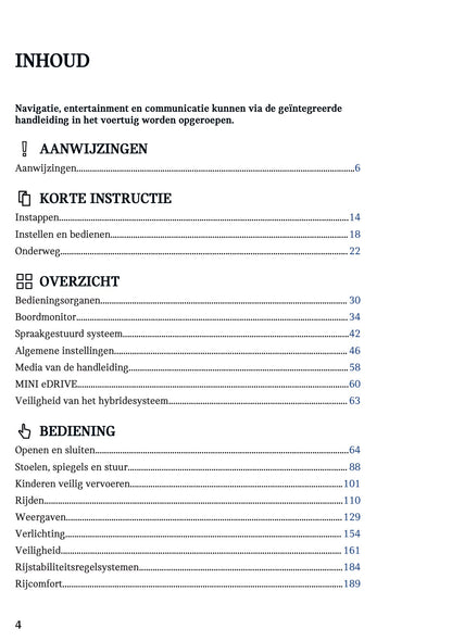 2020-2021 Mini Countryman Plug-in-Hybrid Gebruikershandleiding | Nederlands