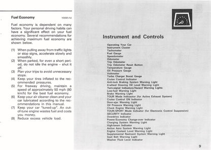 1992 Mitsubishi 3000GT Owner's Manual | English