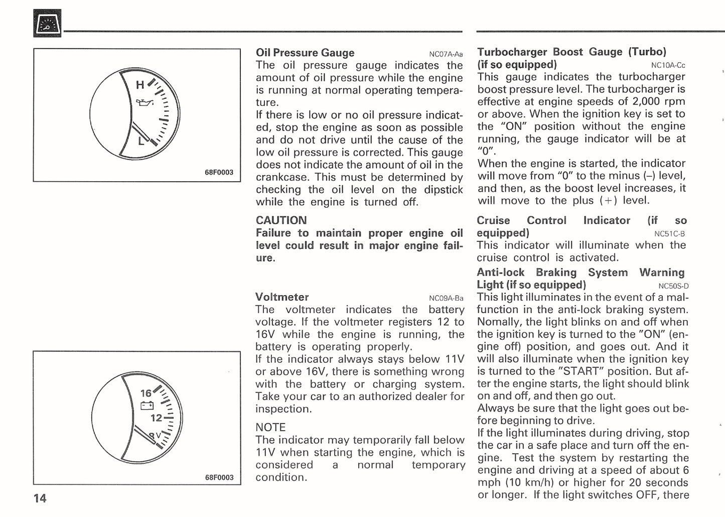 1992 Mitsubishi 3000GT Owner's Manual | English