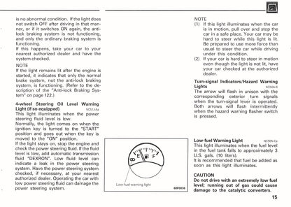1992 Mitsubishi 3000GT Owner's Manual | English