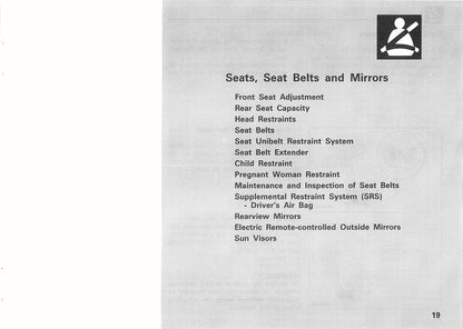 1992 Mitsubishi 3000GT Owner's Manual | English