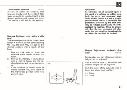 1992 Mitsubishi 3000GT Owner's Manual | English