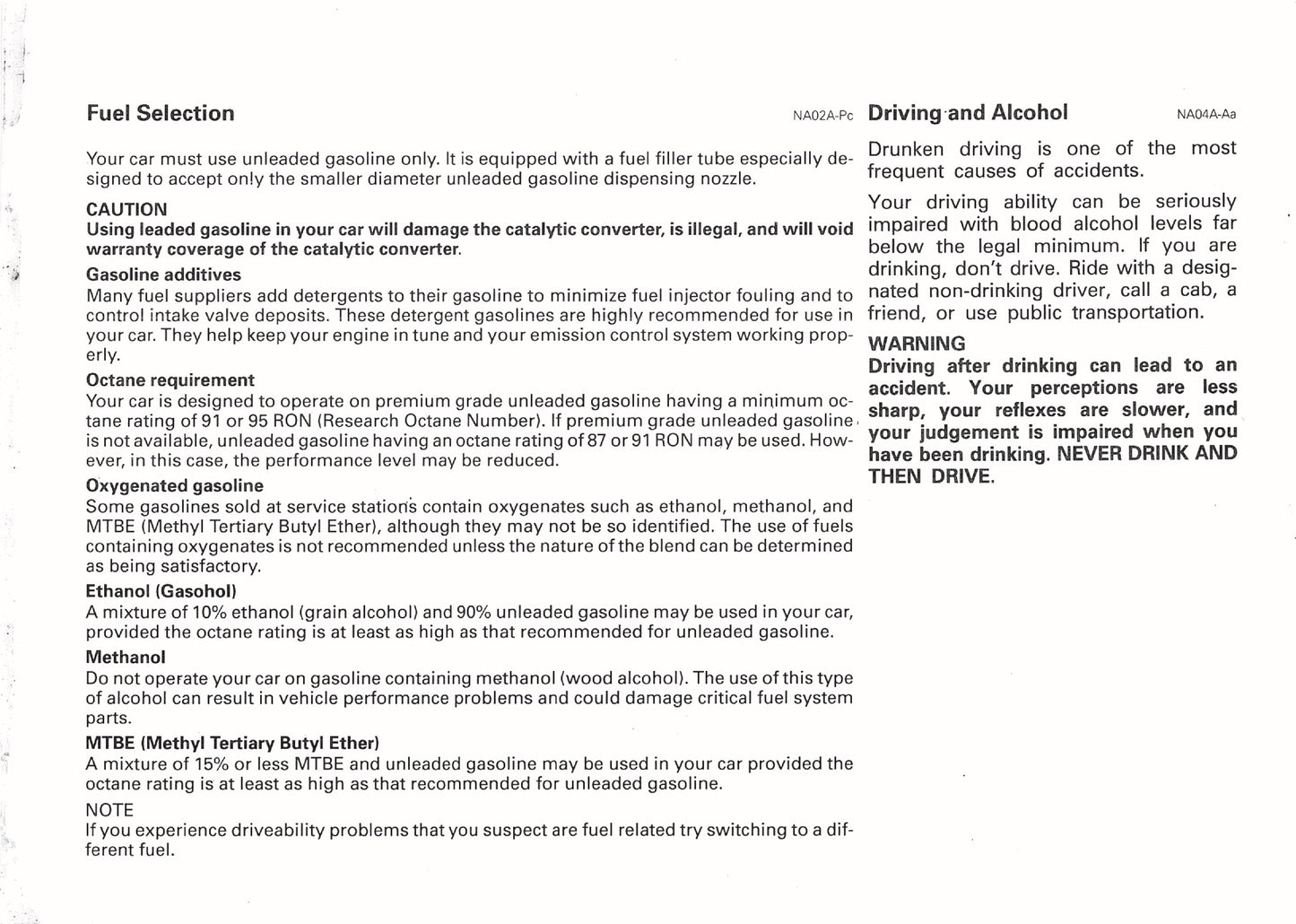 1992 Mitsubishi 3000GT Owner's Manual | English