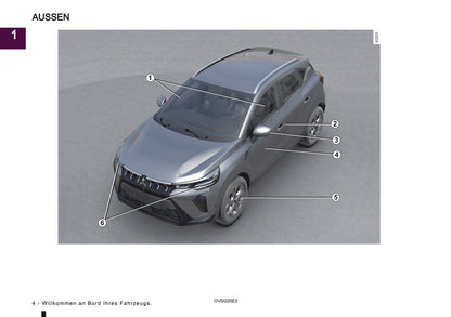 2025 Mitsubishi ASX Owner's Manual | German