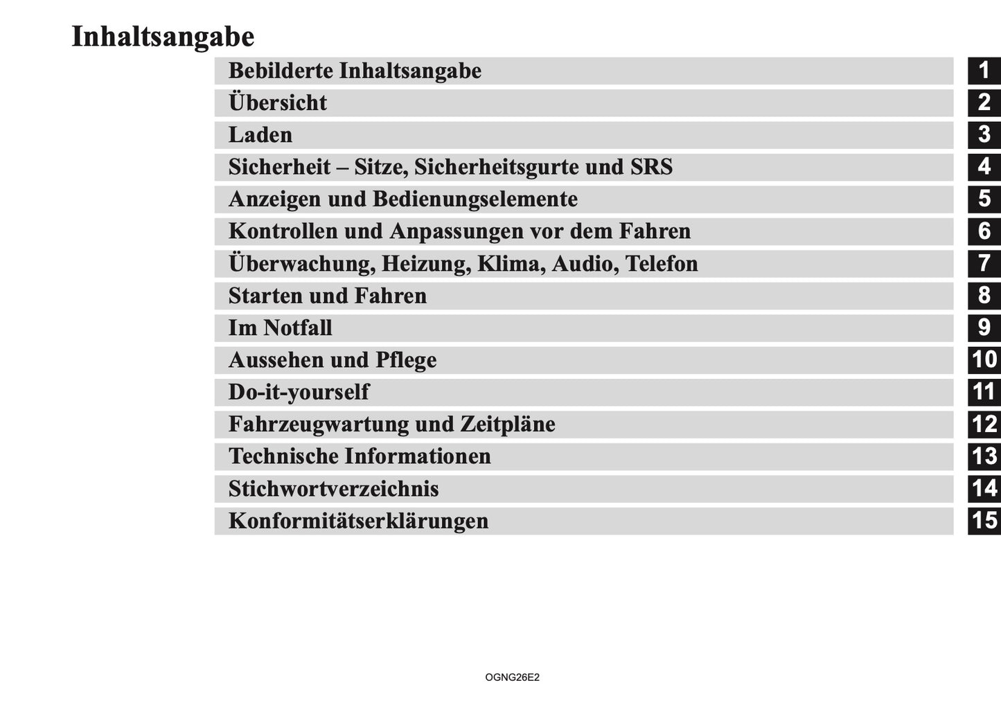 2026 Mitsubishi Outlander PHEV Owner's Manual | German