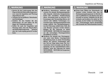 2026 Mitsubishi Outlander PHEV Owner's Manual | German