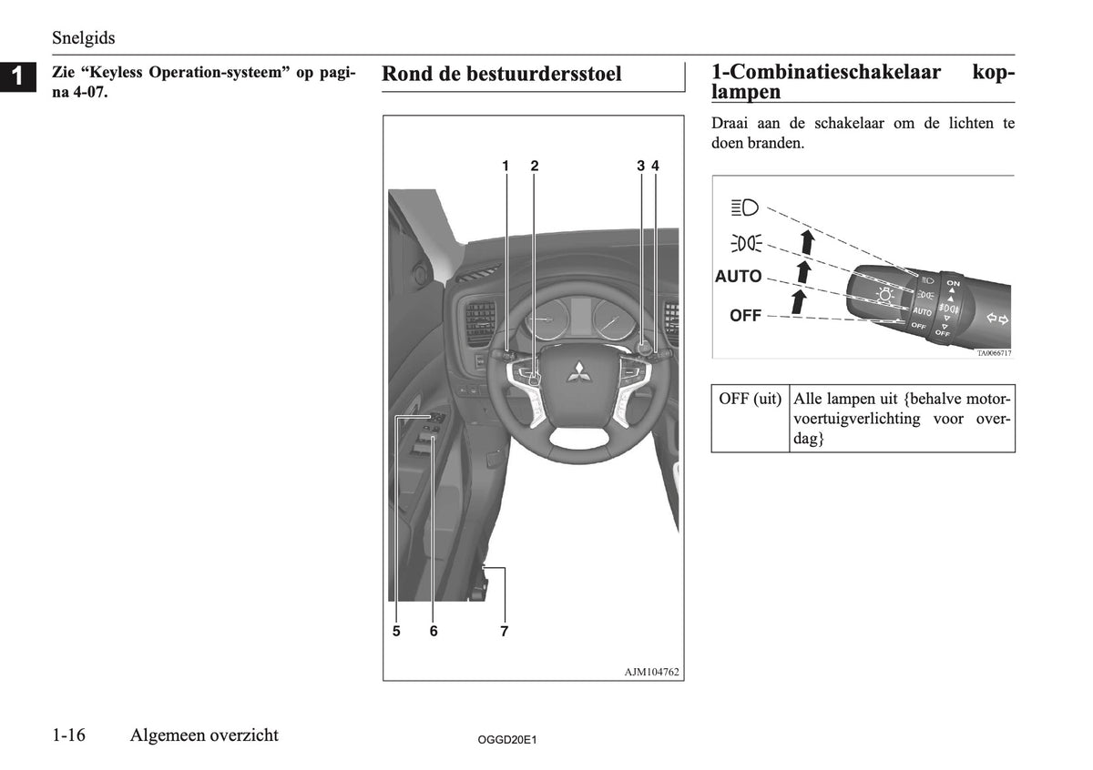 2020-2021 Mitsubishi Outlander PHEV Gebruikershandleiding | Nederlands