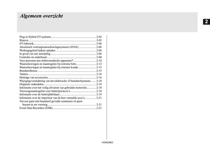 2026 Mitsubishi Outlander PHEV Gebruikershandleiding | Nederlands