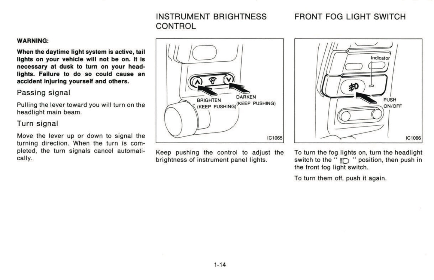 1994 Nissan 300ZX Owner's Manual | English