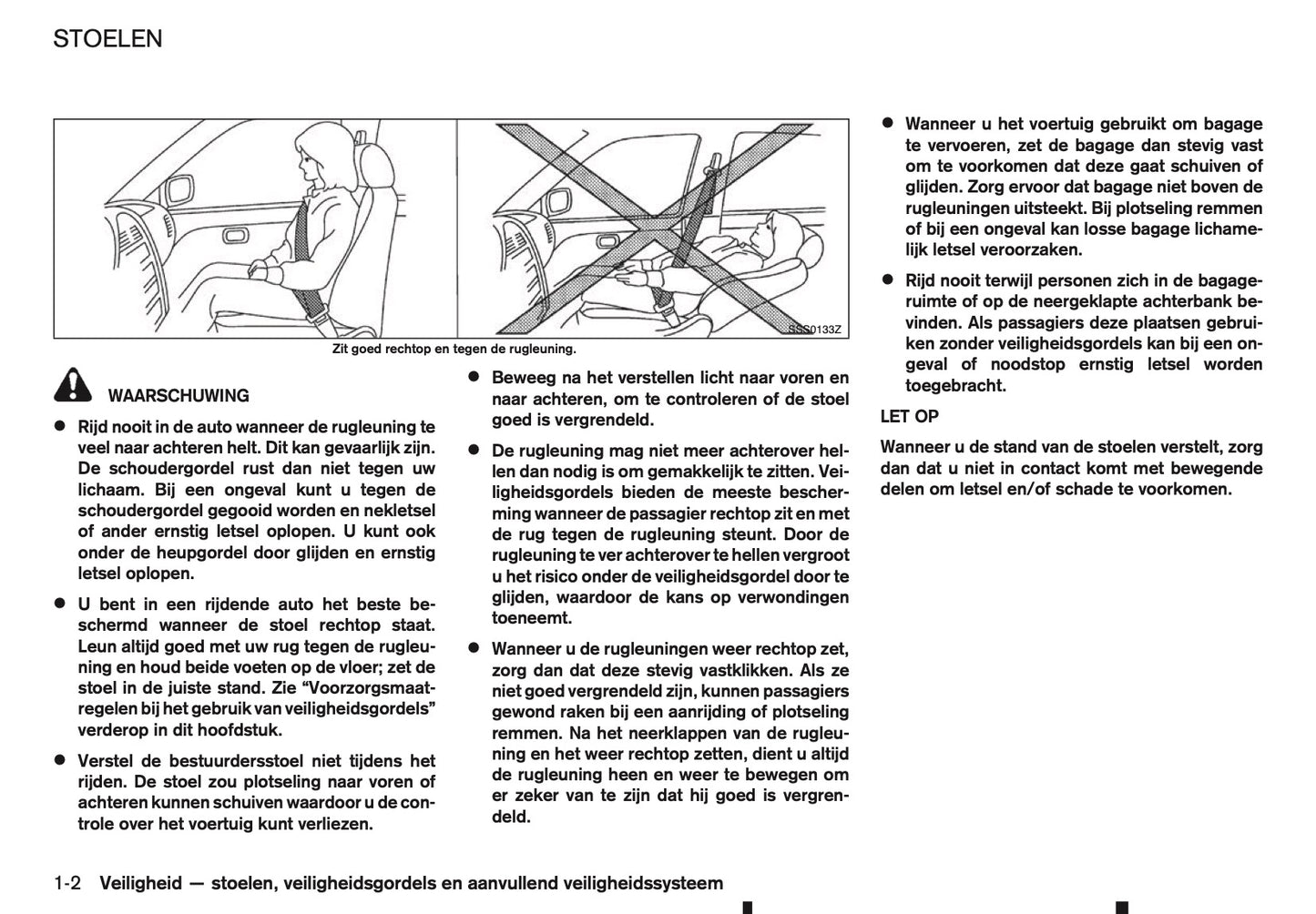 2015-2016 Nissan Pulsar Owner's Manual | Dutch