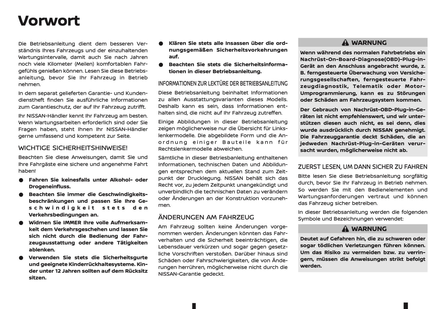 2025 Nissan Qashqai Owner's Manual | German