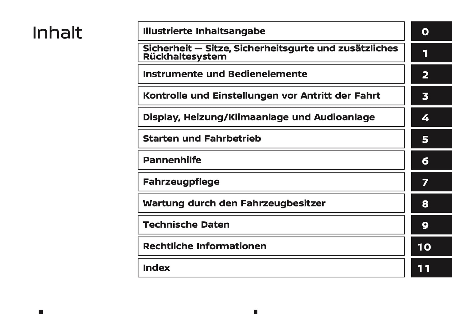2025 Nissan Qashqai Owner's Manual | German