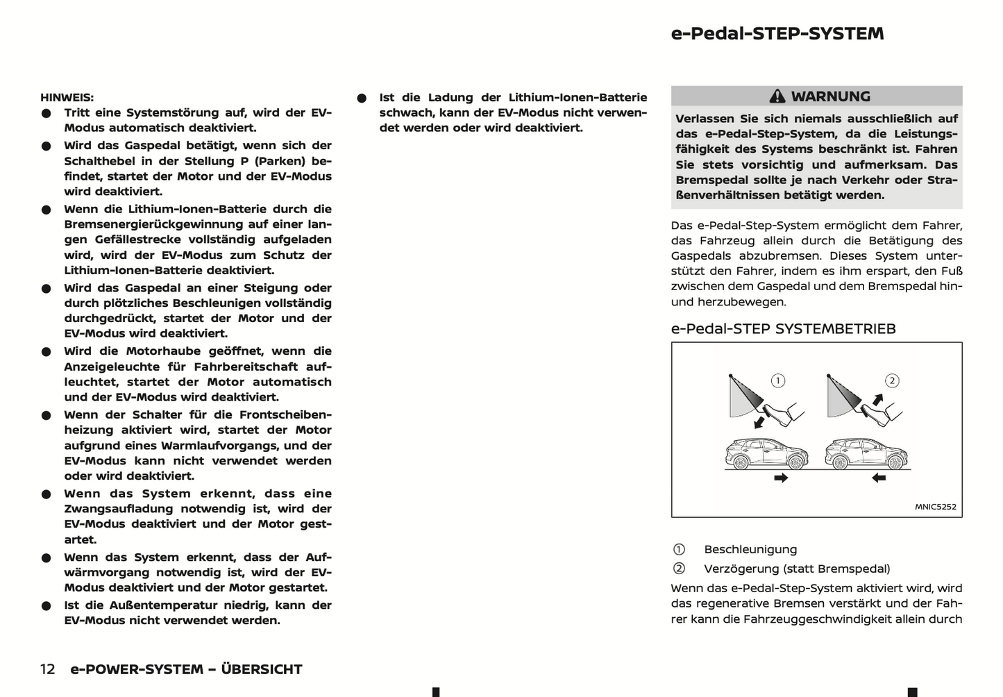 2024 Nissan Qashqai e-Power Owner's Manual | German