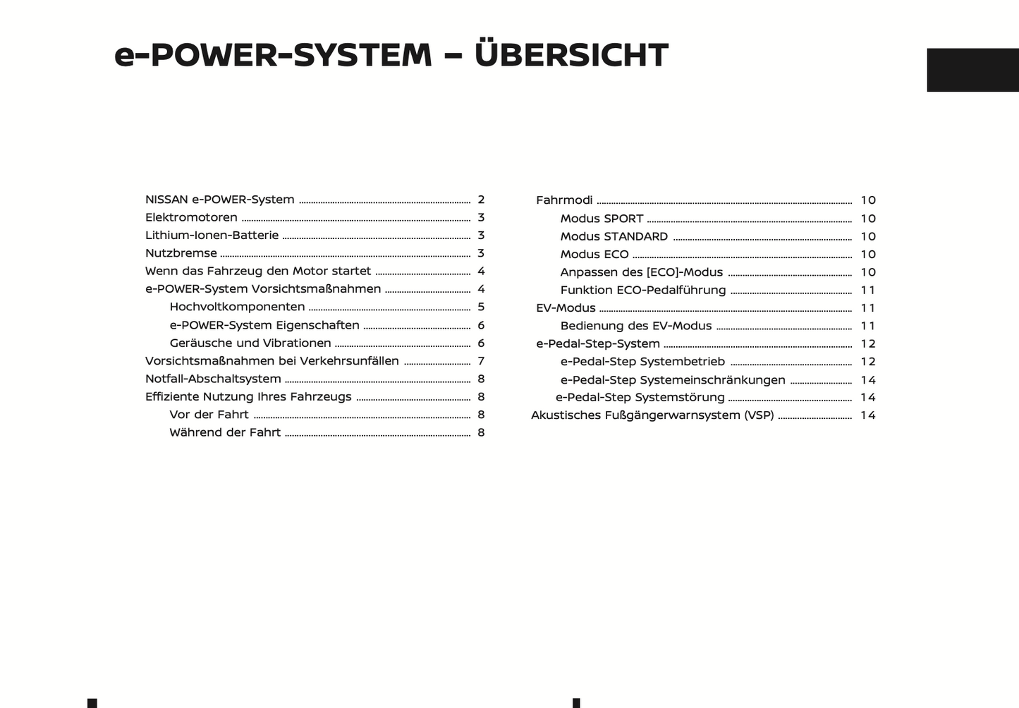 2024 Nissan Qashqai e-Power Owner's Manual | German