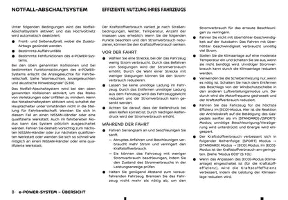 2025-2026 Nissan Qashqai e-Power Owner's Manual | German
