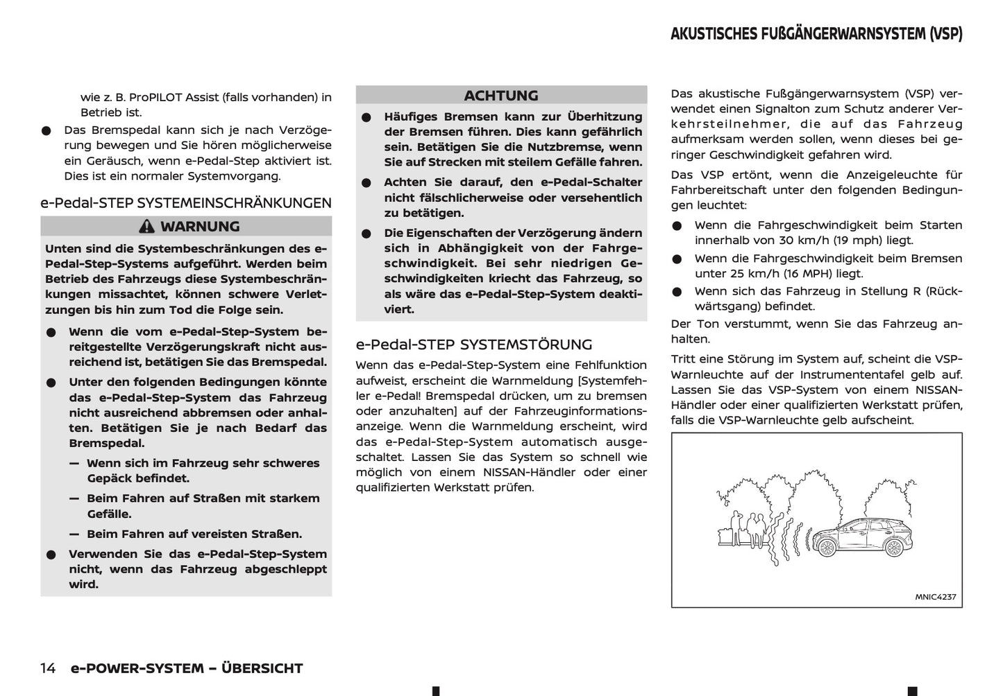 2025-2026 Nissan Qashqai e-Power Owner's Manual | German